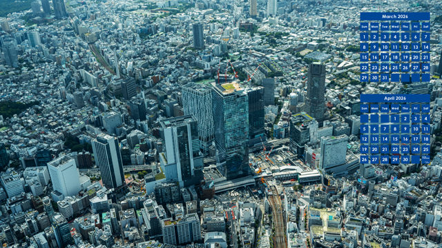 2026年3月カレンダー『渋谷プロジェクト』