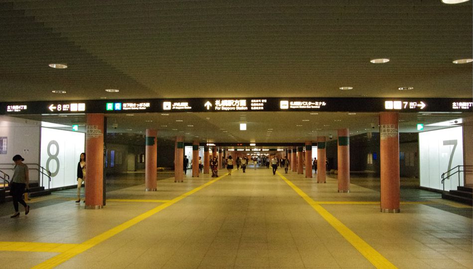 Sapporo Station Underground Pedestrian Space
