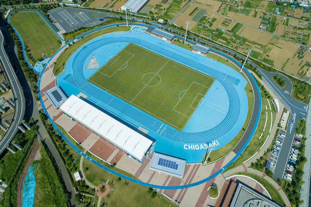 写真：茅ケ崎市柳島スポーツ公園 全景
