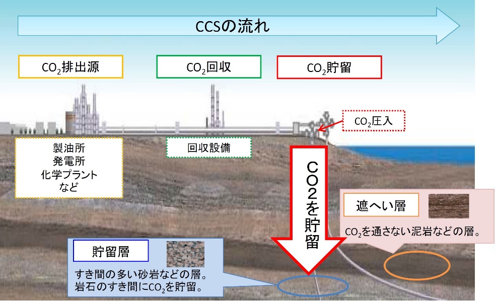 CCSの流れ（概念図）
