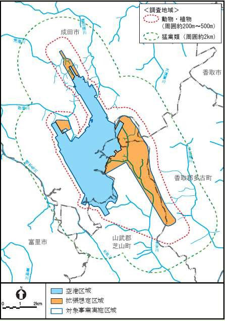 動物・植物調査地点位置図(現地調査)