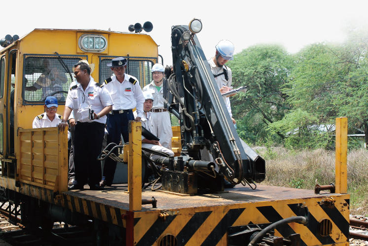 ミャンマー連邦共和国 幹線鉄道改修事業レポート