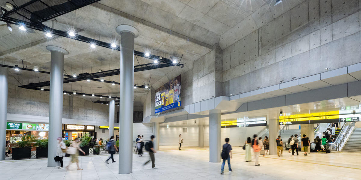 写真:渋谷駅東口地下広場